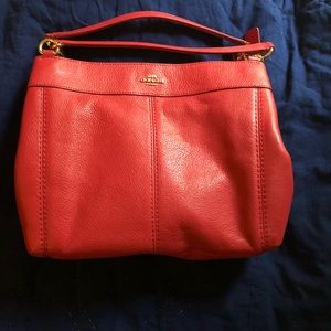Coach Bag - True Red Leather, BNWT
